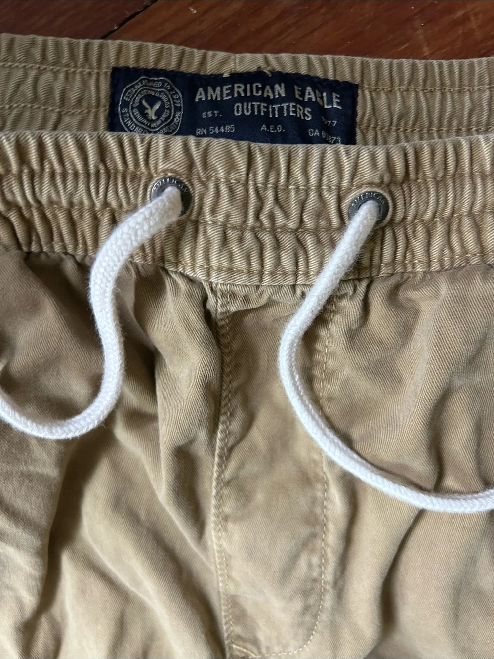 Men's Cargo Jogger Pants in Khaki